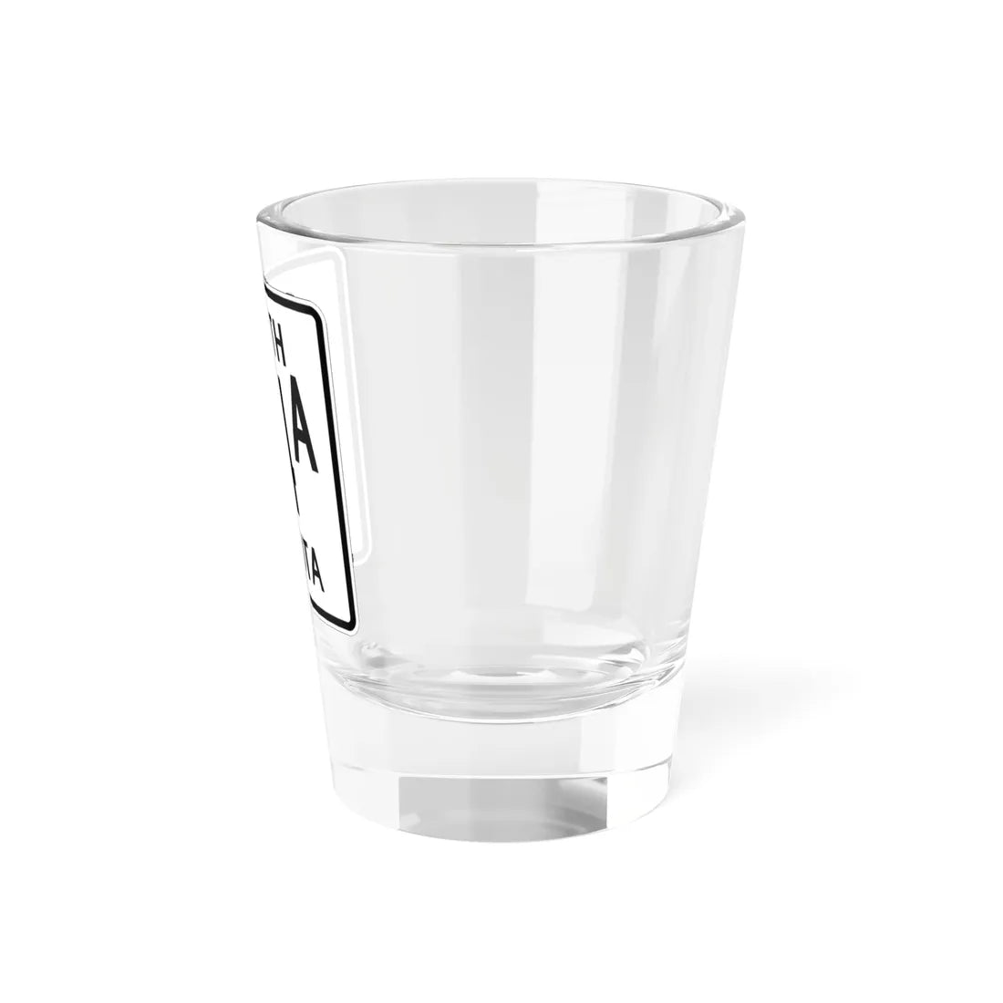 SD 24A 1950 (South Dakota) (Road Sign) Shot Glass 1.5oz - Go Mug Yourself