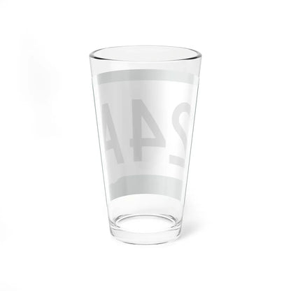 SD 24A (South Dakota) (Road Sign) Pint Glass 16oz - Go Mug Yourself