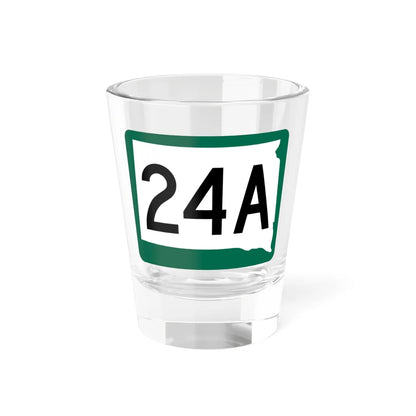 SD 24A (South Dakota) (Road Sign) Shot Glass 1.5oz 1.5oz - Go Mug Yourself