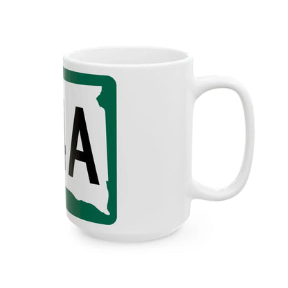SD 24A (South Dakota) (Road Sign) White Coffee Mug - Go Mug Yourself