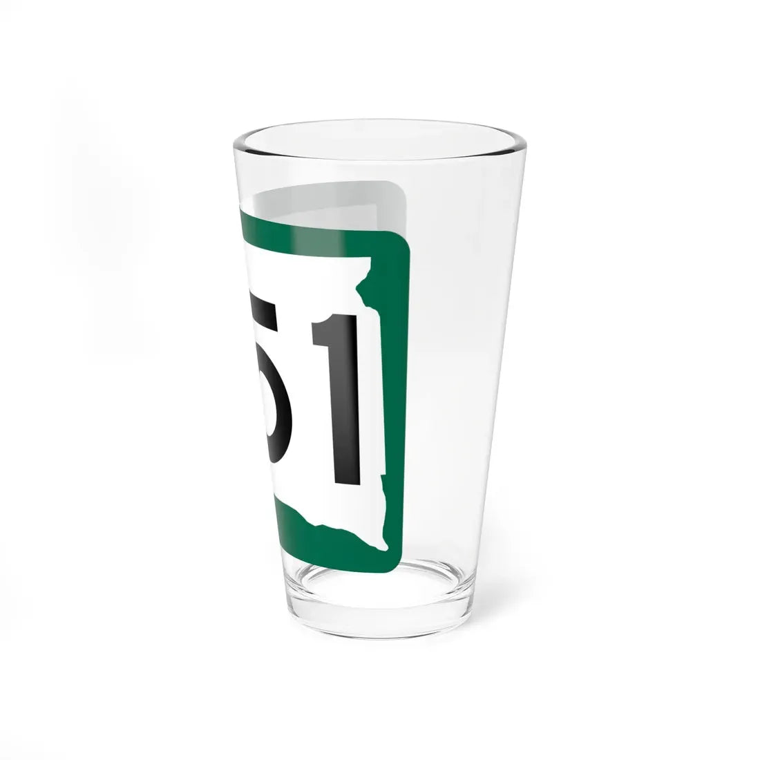 SD 251 (South Dakota) (Road Sign) Pint Glass 16oz - Go Mug Yourself