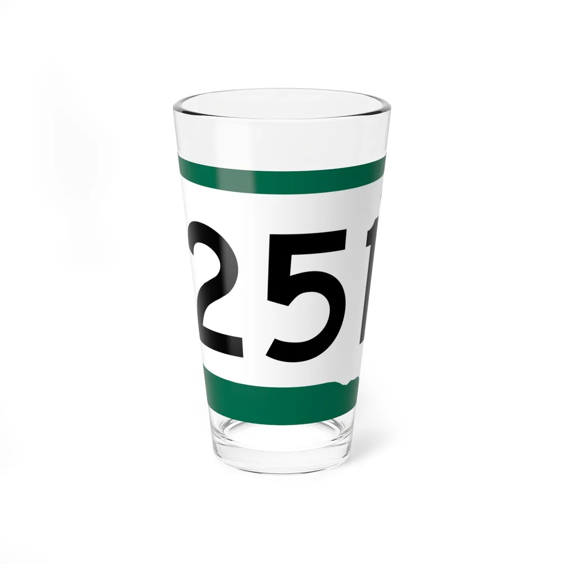 SD 251 (South Dakota) (Road Sign) Pint Glss 16oz 16oz - Go Mug Yourself