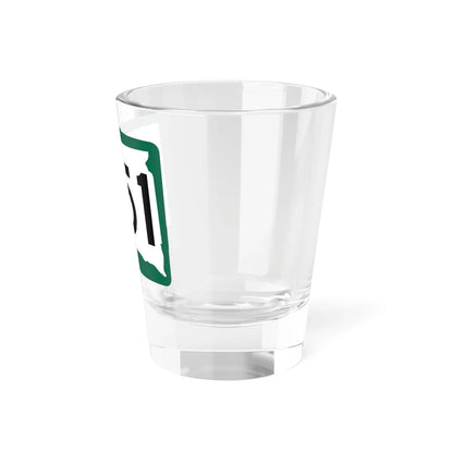 SD 251 (South Dakota) (Road Sign) Shot Glass 1.5oz - Go Mug Yourself