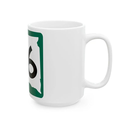 SD 26 (South Dakota) (Road Sign) White Coffee Mug - Go Mug Yourself