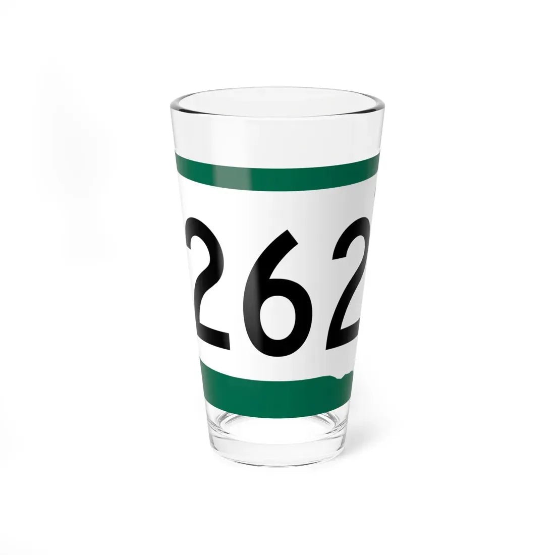 SD 262 (South Dakota) (Road Sign) Pint Glass 16oz 16oz - Go Mug Yourself