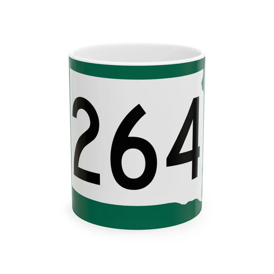 SD 264 (South Dakota) (Road Sign) White Coffee Mug 11oz - Go Mug Yourself