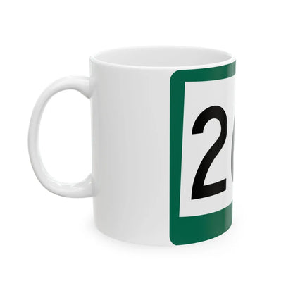 SD 264 (South Dakota) (Road Sign) White Coffee Mug - Go Mug Yourself