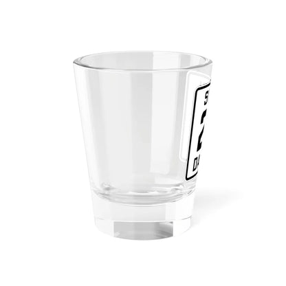 SD 27 1926 (South Dakota) (Road Sign) Shot Glass 1.5oz - Go Mug Yourself