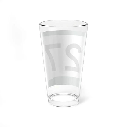 SD 27 (South Dakota) (Road Sign) Pint Glass 16oz - Go Mug Yourself