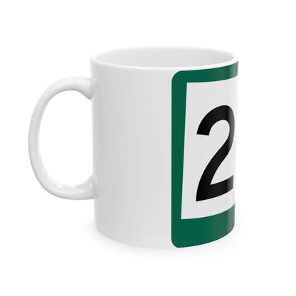 SD 271 (South Dakota) (Road Sign) White Coffee Mug - Go Mug Yourself
