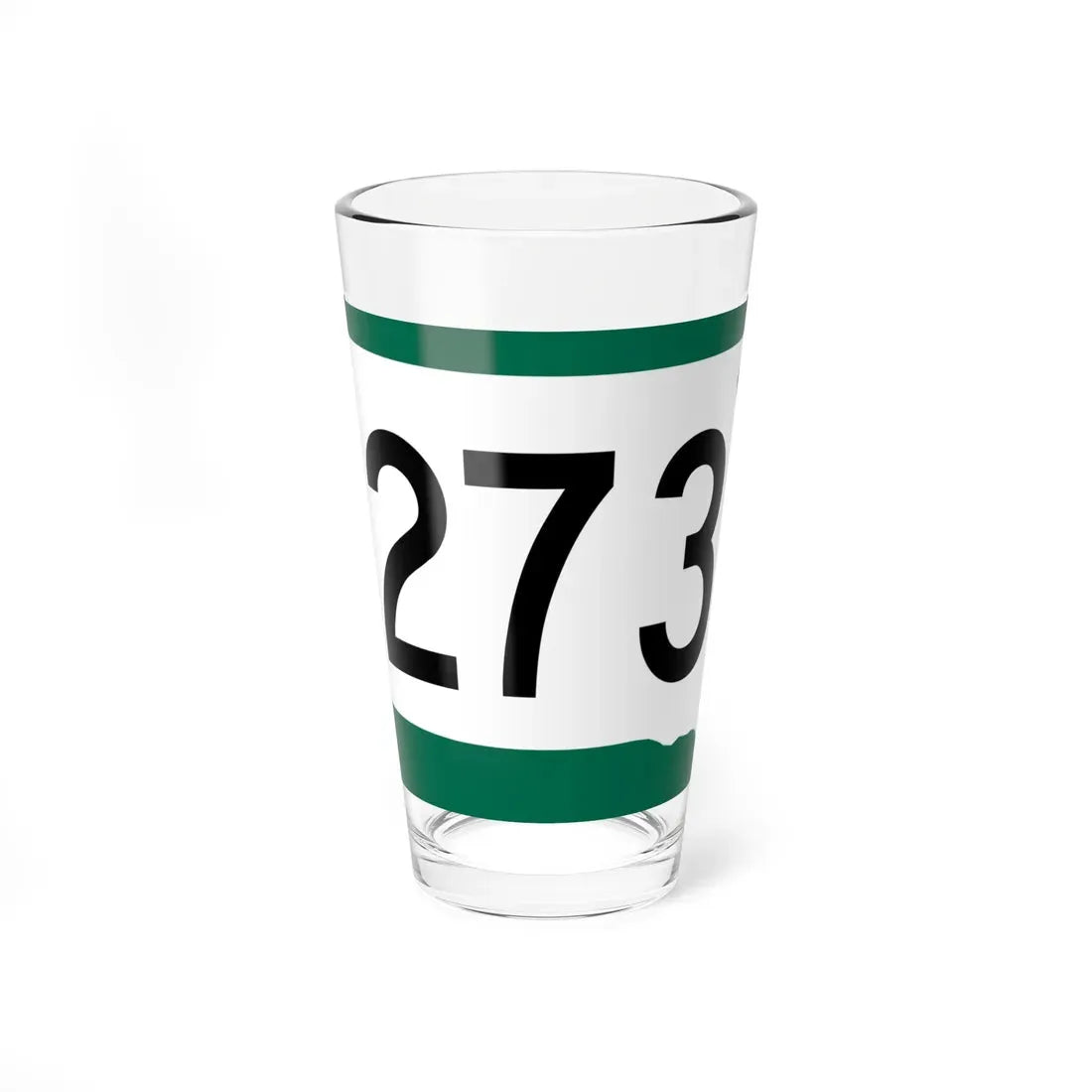 SD 273 (South Dakota) (Road Sign) Pint Glass 16oz 16oz - Go Mug Yourself