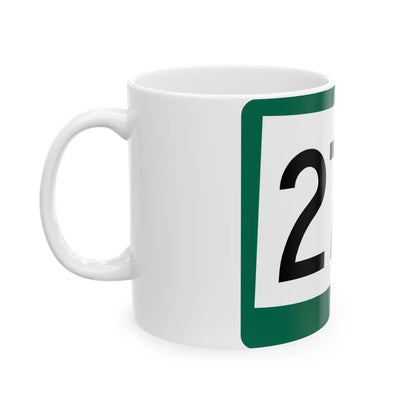 SD 273 (South Dakota) (Road Sign) White Coffee Mug - Go Mug Yourself