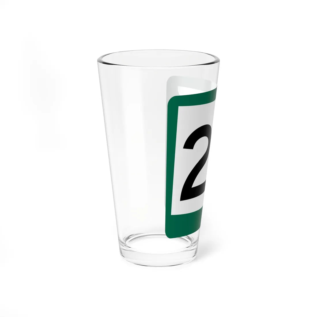 SD 28 (South Dakota) (Road Sign) Pint Glass 16oz - Go Mug Yourself