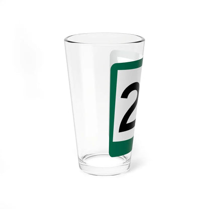 SD 28 (South Dakota) (Road Sign) Pint Glass 16oz - Go Mug Yourself