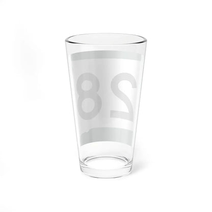 SD 28 (South Dakota) (Road Sign) Pint Glass 16oz - Go Mug Yourself