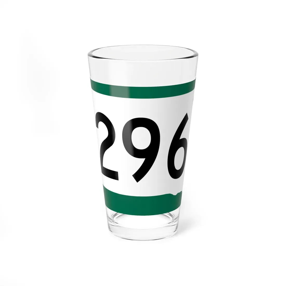 SD 296 (South Dakota) (Road Sign) Pint Glass 16oz 16oz - Go Mug Yourself