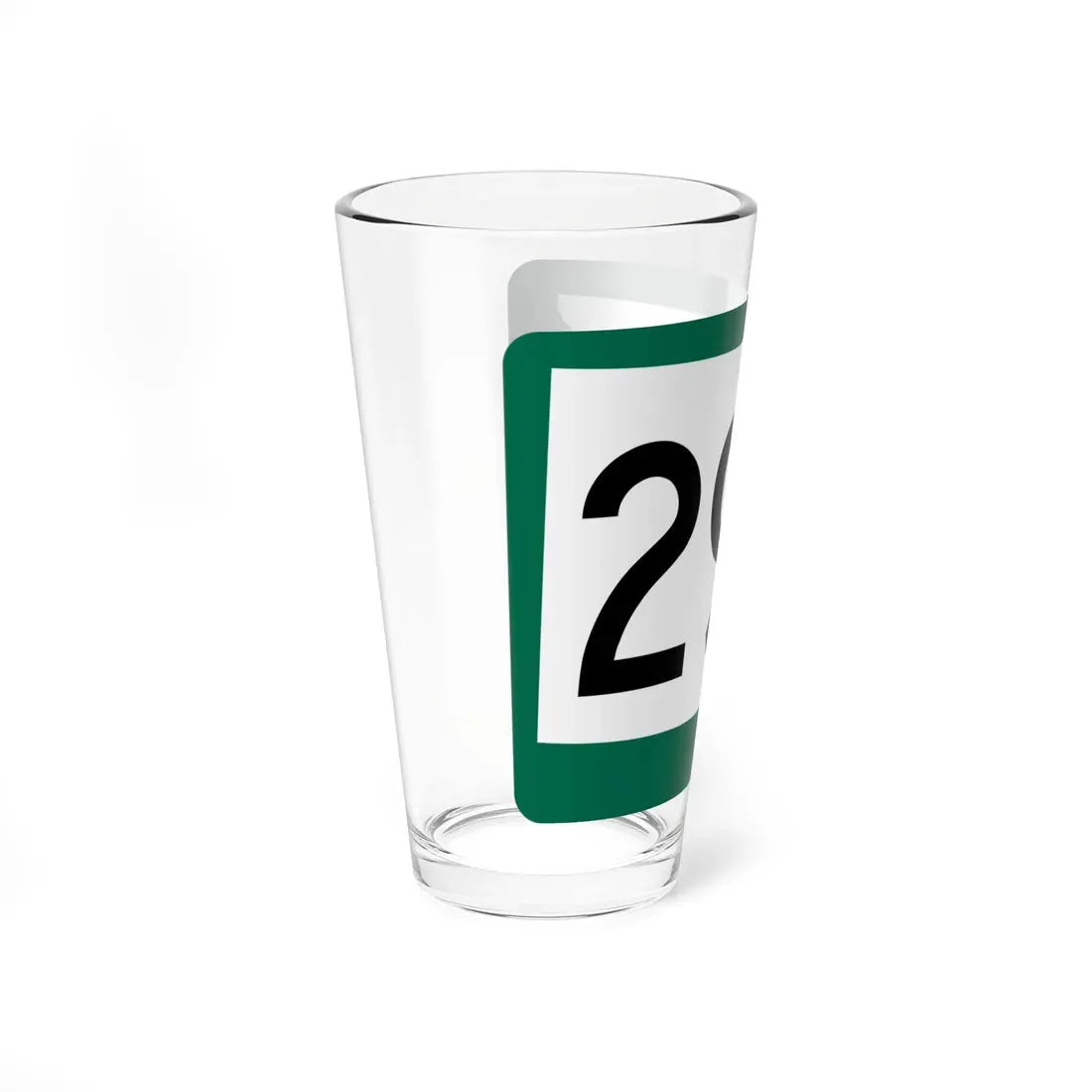 SD 296 (South Dakota) (Road Sign) Pint Glass 16oz - Go Mug Yourself