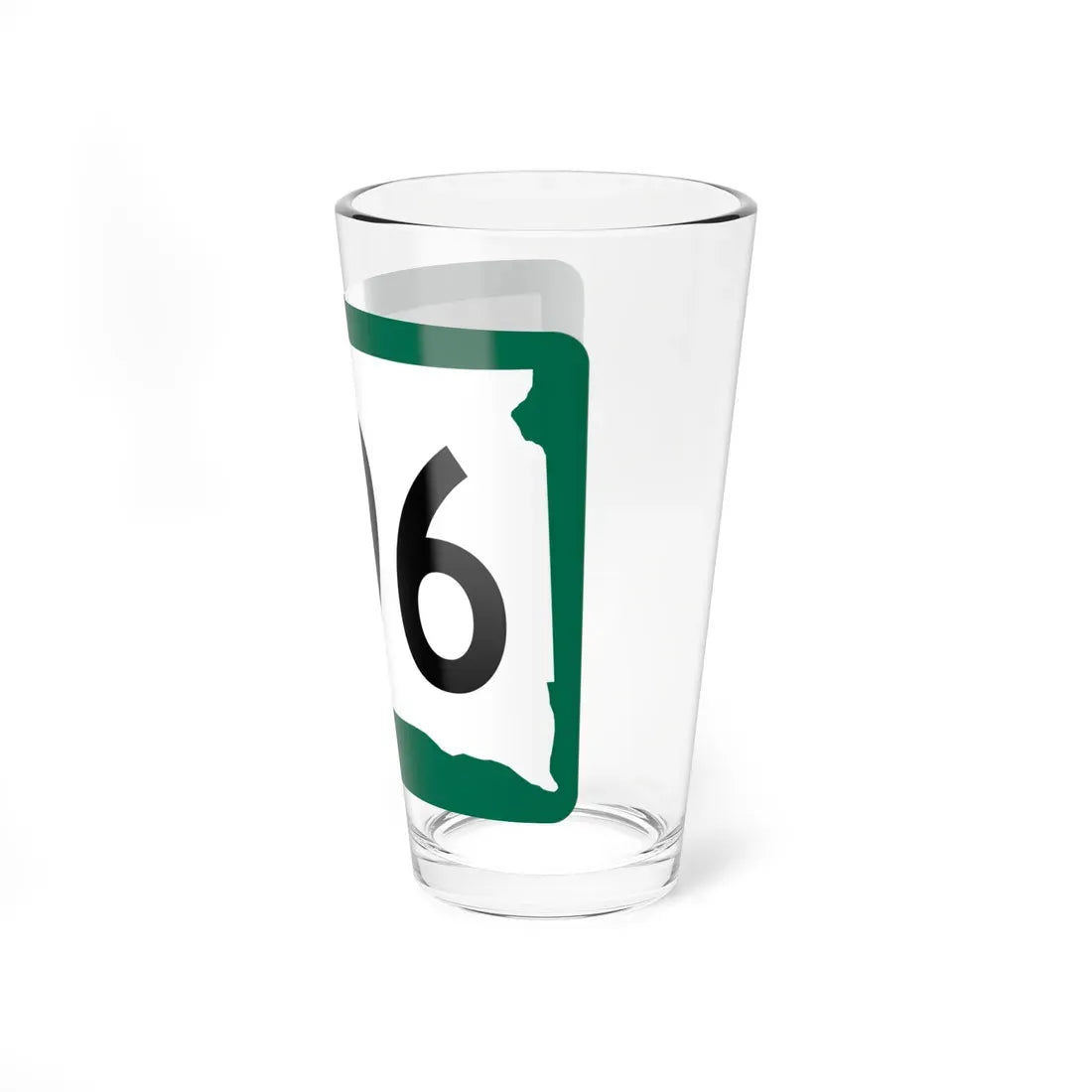 SD 296 (South Dakota) (Road Sign) Pint Glass 16oz - Go Mug Yourself