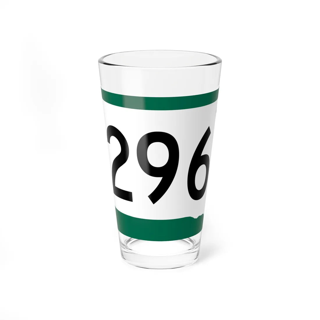 SD 296 (South Dakota) (Road Sign) Pint Glss 16oz 16oz - Go Mug Yourself