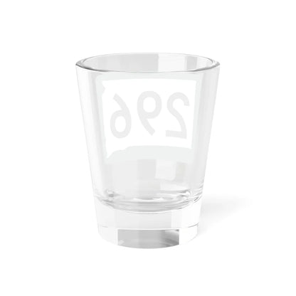 SD 296 (South Dakota) (Road Sign) Shot Glass 1.5oz - Go Mug Yourself