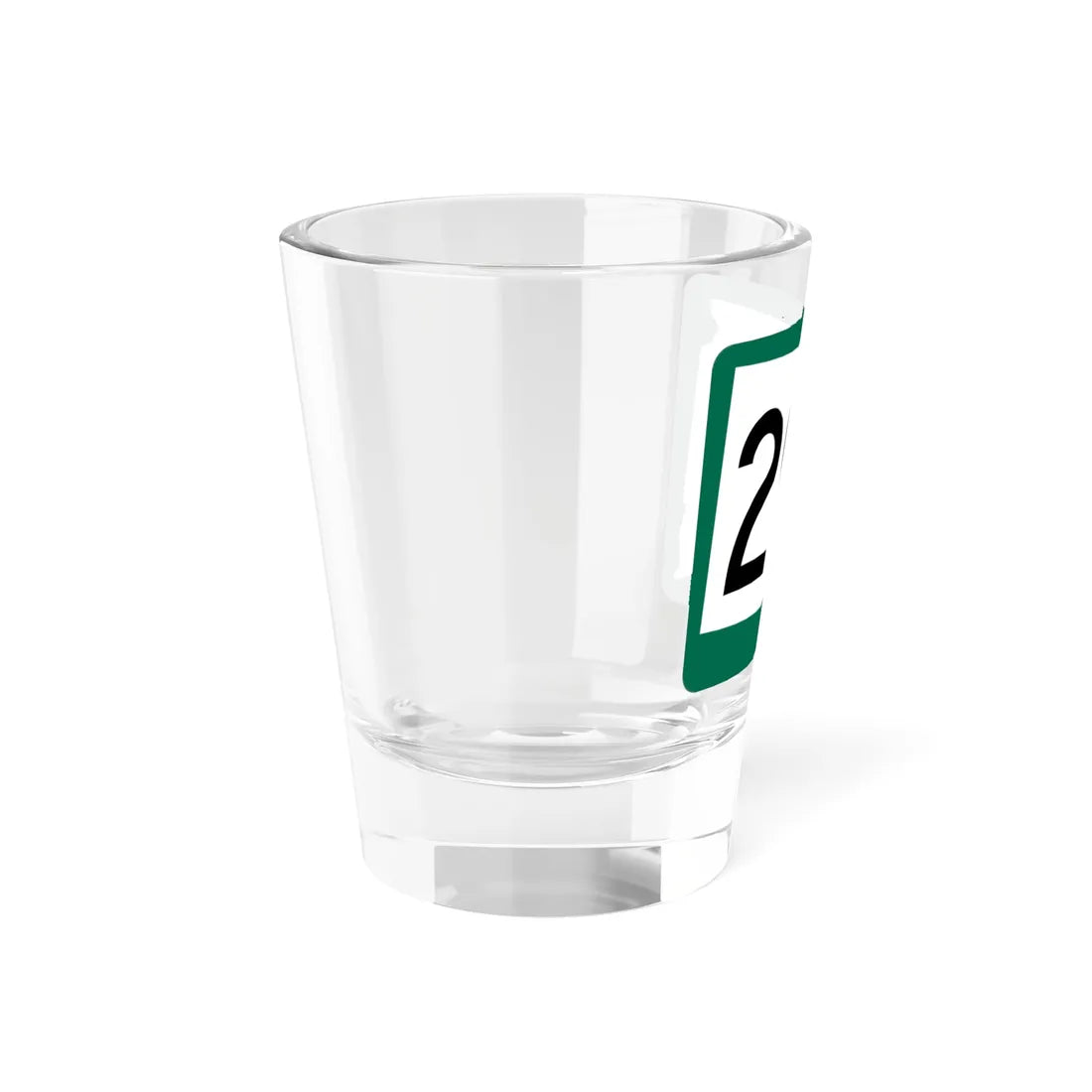 SD 296 (South Dakota) (Road Sign) Shot Glass 1.5oz - Go Mug Yourself