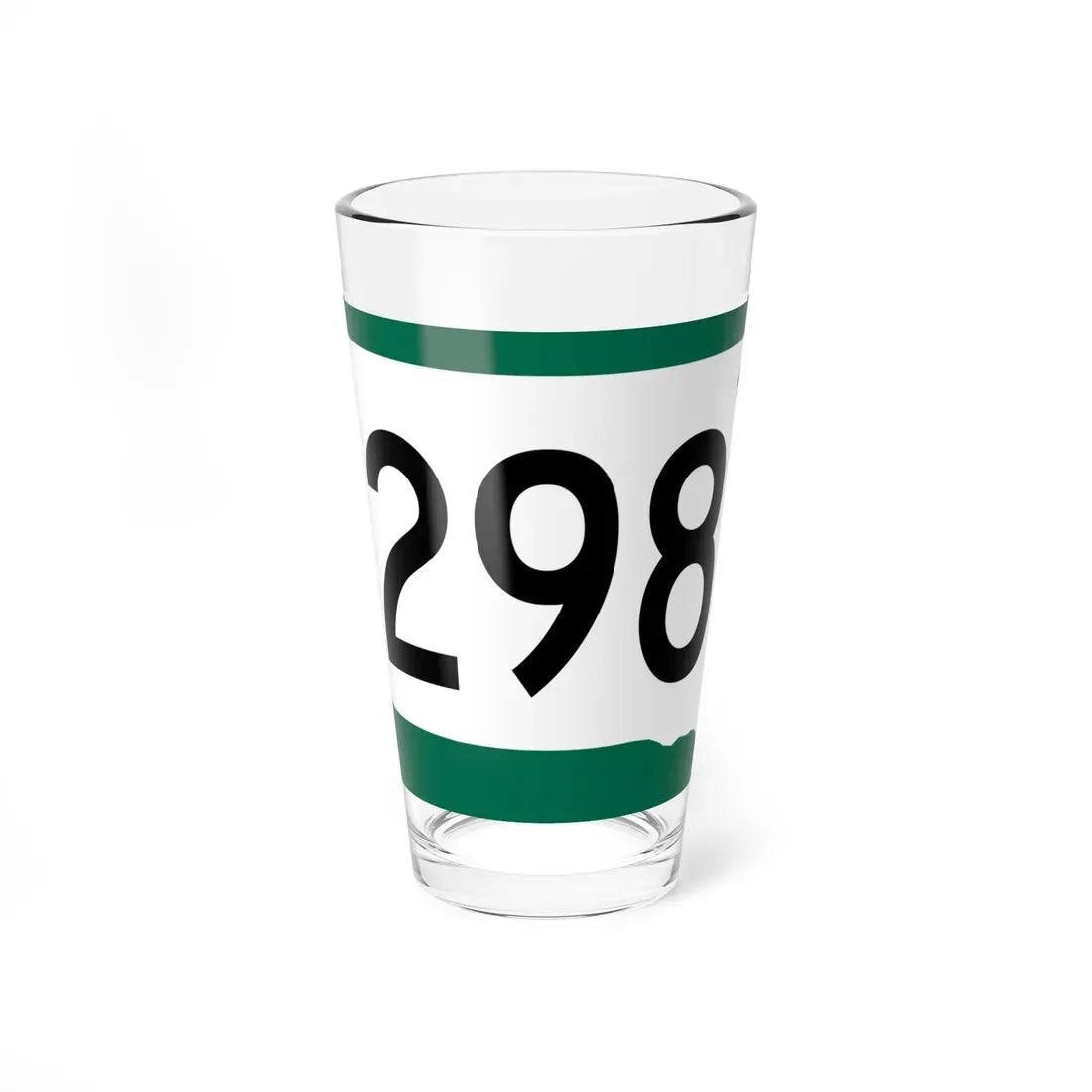 SD 298 (South Dakota) (Road Sign) Pint Glass 16oz 16oz - Go Mug Yourself