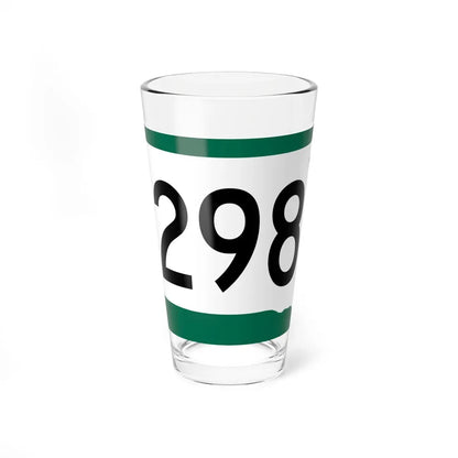 SD 298 (South Dakota) (Road Sign) Pint Glass 16oz 16oz - Go Mug Yourself