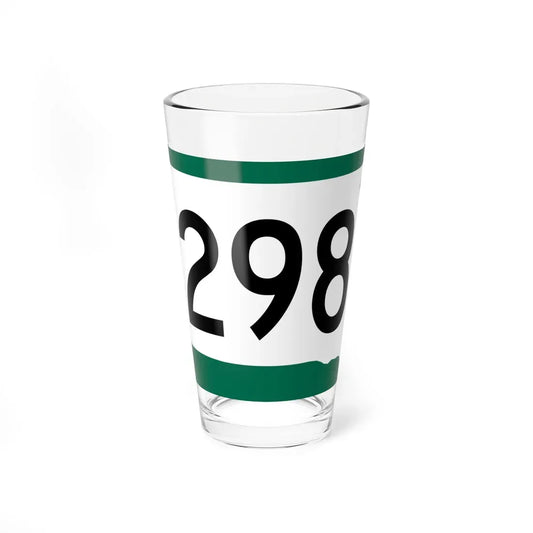 SD 298 (South Dakota) (Road Sign) Pint Glass 16oz 16oz - Go Mug Yourself