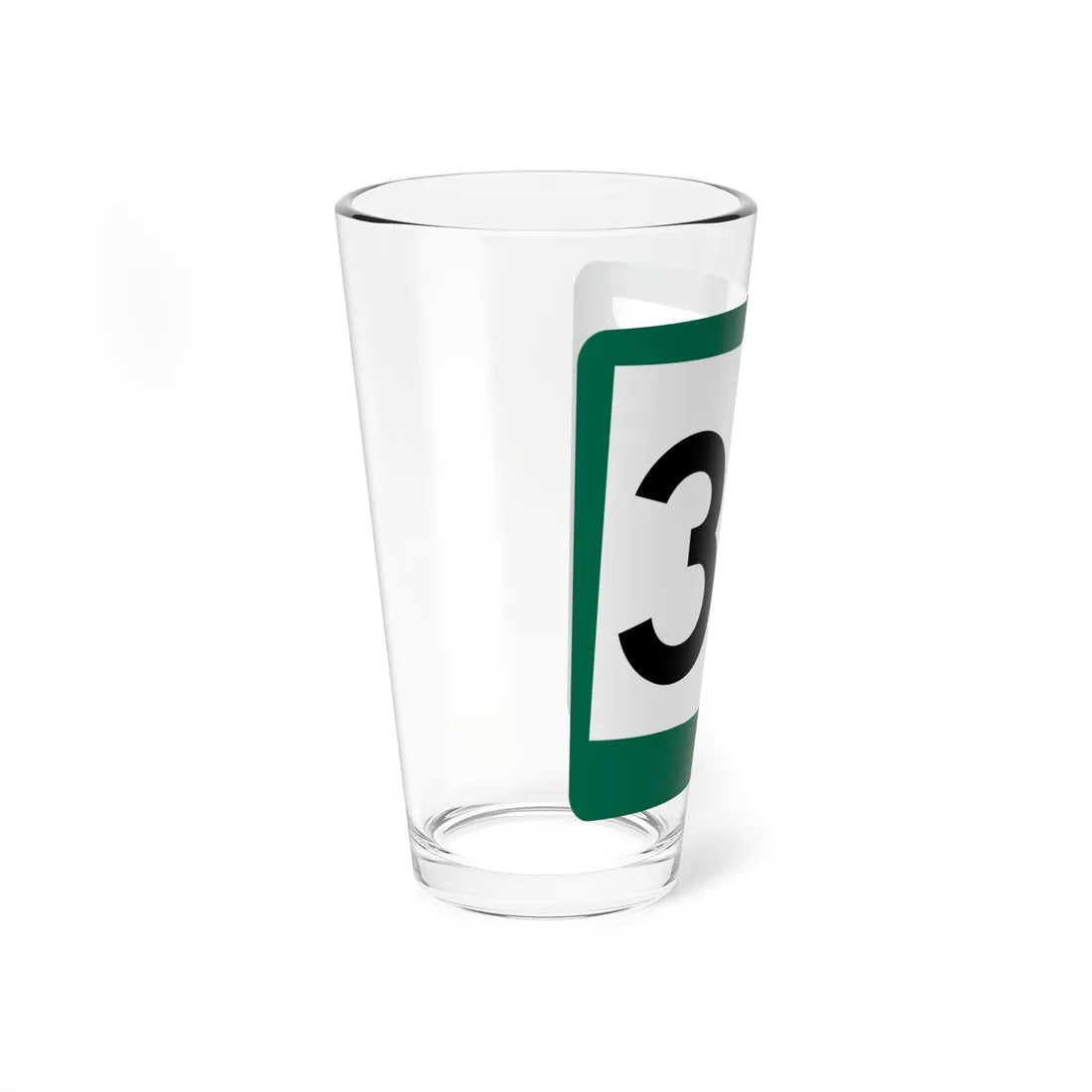 SD 30 (South Dakota) (Road Sign) Pint Glass 16oz - Go Mug Yourself