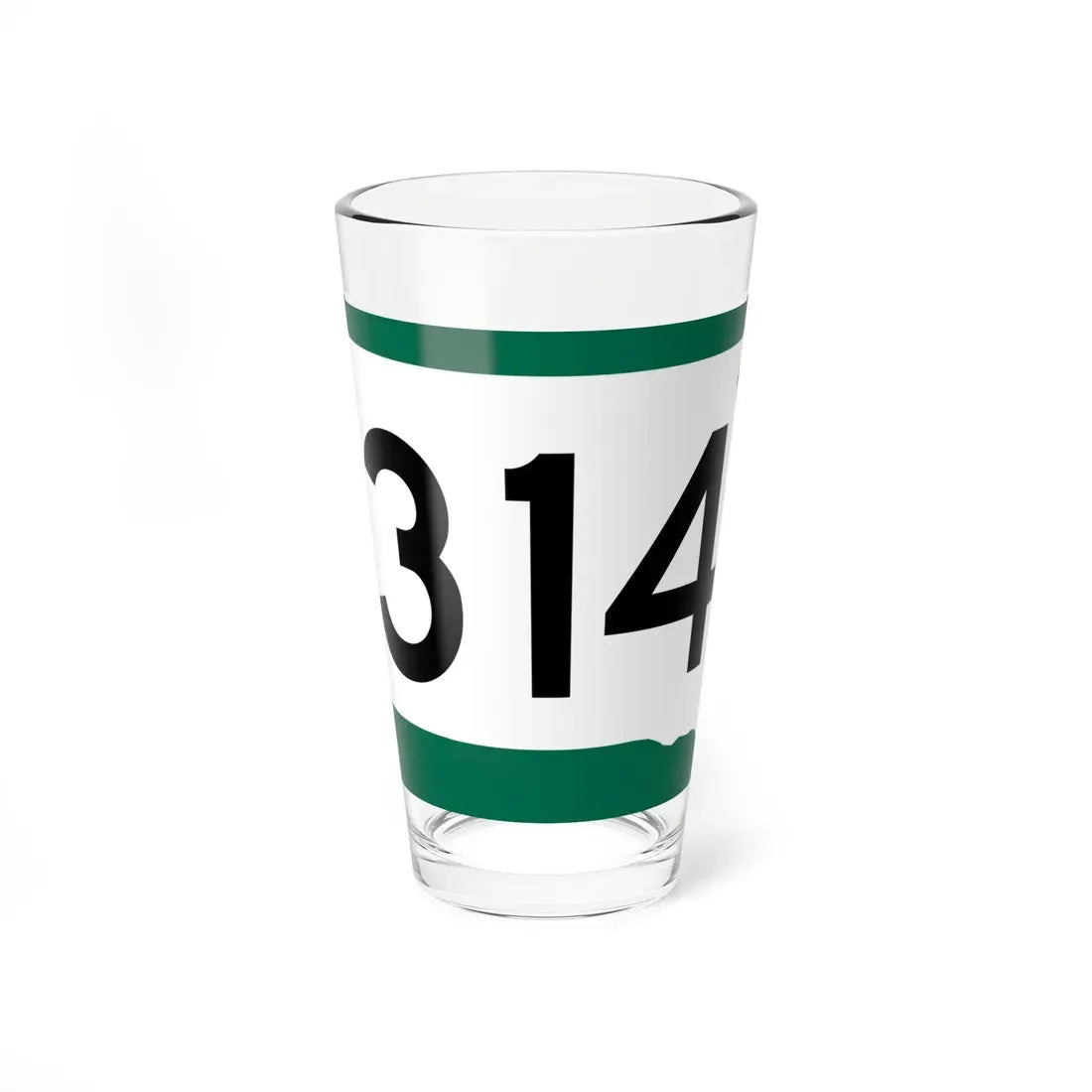 SD 314 (South Dakota) (Road Sign) Pint Glass 16oz 16oz - Go Mug Yourself
