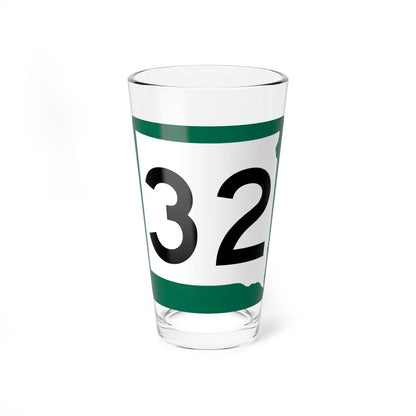 SD 32 (South Dakota) (Road Sign) Pint Glass 16oz 16oz - Go Mug Yourself