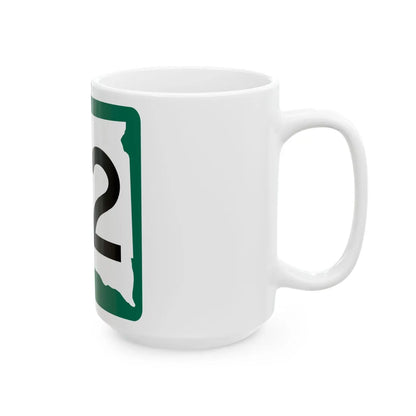 SD 32 (South Dakota) (Road Sign) White Coffee Mug - Go Mug Yourself
