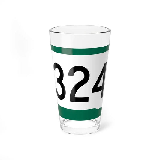 SD 324 (South Dakota) (Road Sign) Pint Glass 16oz 16oz - Go Mug Yourself