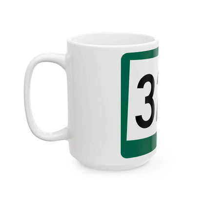 SD 324 (South Dakota) (Road Sign) White Coffee Mug - Go Mug Yourself