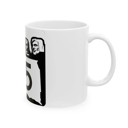 SD 35 1960 (South Dakota) (Road Sign) White Coffee Mug - Go Mug Yourself