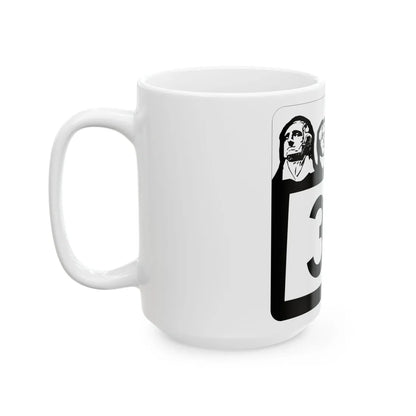 SD 35 1960 (South Dakota) (Road Sign) White Coffee Mug - Go Mug Yourself