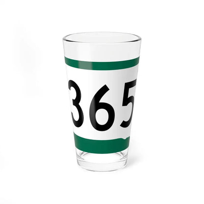 SD 365 (South Dakota) (Road Sign) Pint Glass 16oz 16oz - Go Mug Yourself