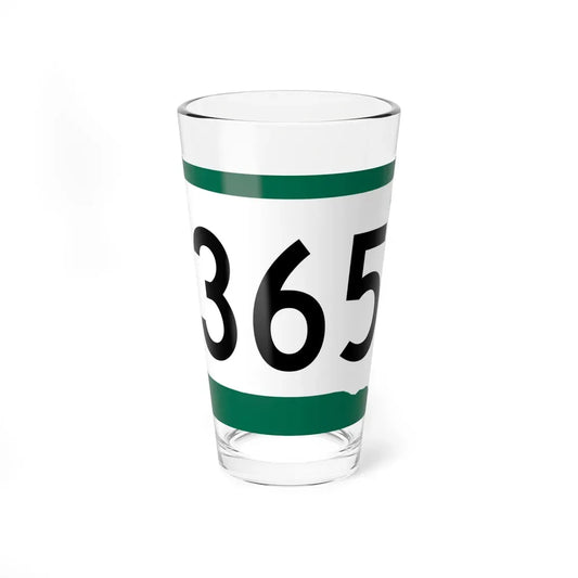 SD 365 (South Dakota) (Road Sign) Pint Glass 16oz 16oz - Go Mug Yourself