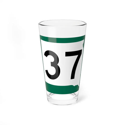 SD 37 (South Dakota) (Road Sign) Pint Glass 16oz 16oz - Go Mug Yourself