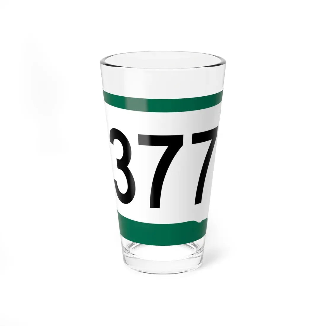 SD 377 (South Dakota) (Road Sign) Pint Glass 16oz 16oz - Go Mug Yourself