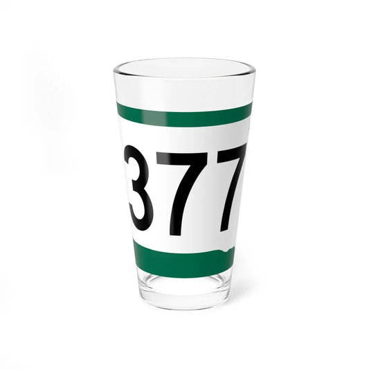 SD 377 (South Dakota) (Road Sign) Pint Glass 16oz 16oz - Go Mug Yourself