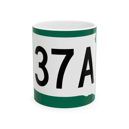 SD 37A (South Dakota) (Road Sign) White Coffee Mug 11oz - Go Mug Yourself
