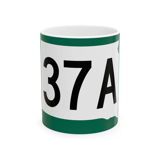 SD 37A (South Dakota) (Road Sign) White Coffee Mug 11oz - Go Mug Yourself