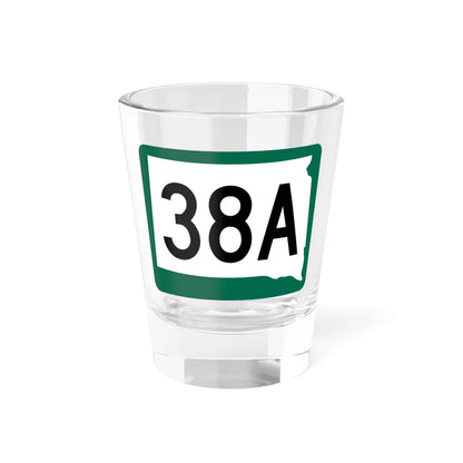SD 38A (South Dakota) (Road Sign) Shot Glass 1.5oz 1.5oz - Go Mug Yourself