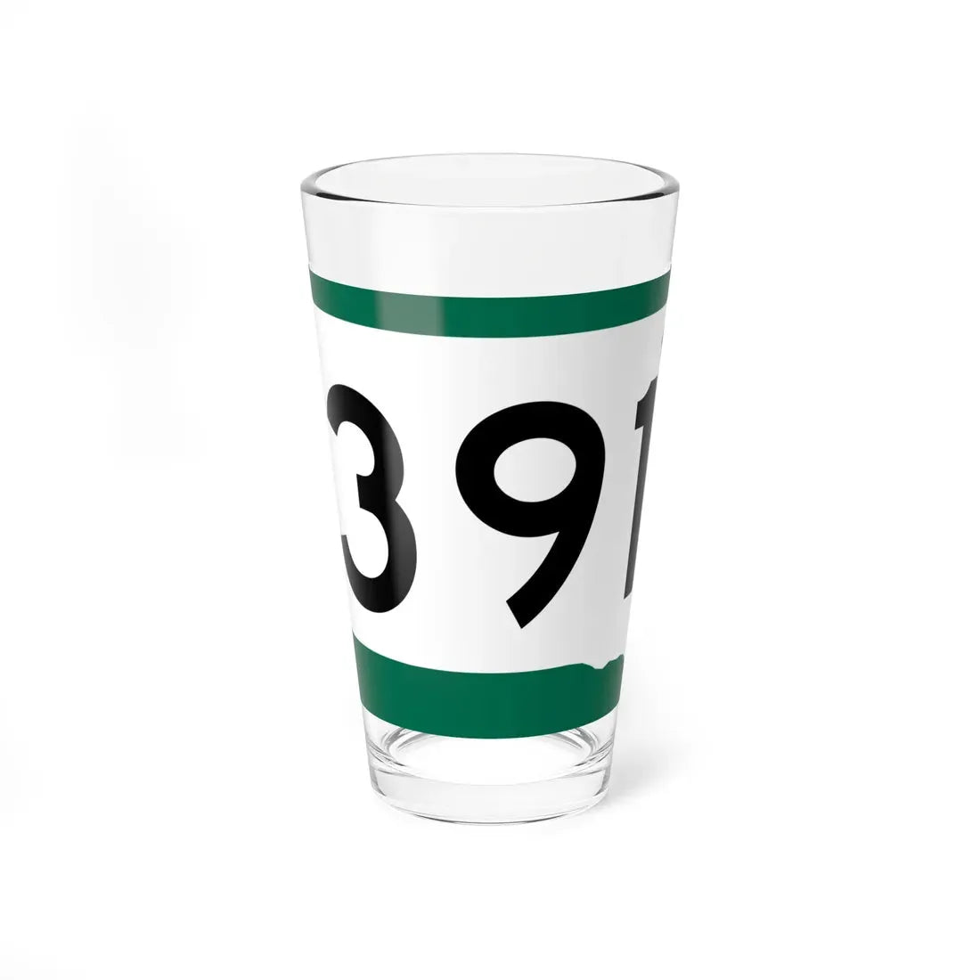 SD 391 (South Dakota) (Road Sign) Pint Glass 16oz 16oz - Go Mug Yourself