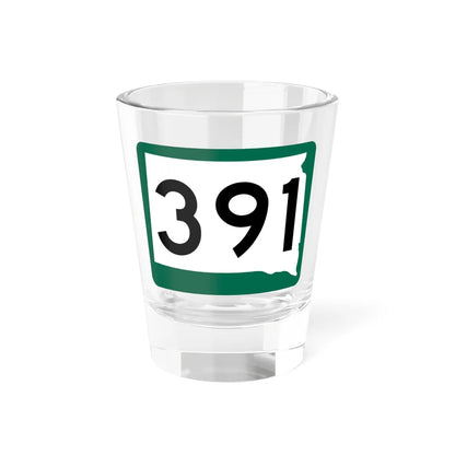 SD 391 (South Dakota) (Road Sign) Shot Glass 1.5oz 1.5oz - Go Mug Yourself
