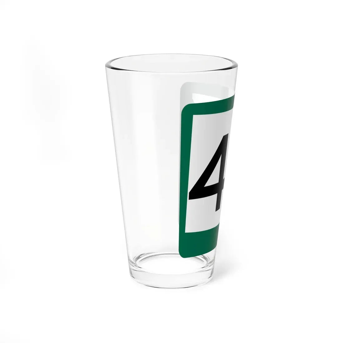 SD 40 (South Dakota) (Road Sign) Pint Glass 16oz - Go Mug Yourself