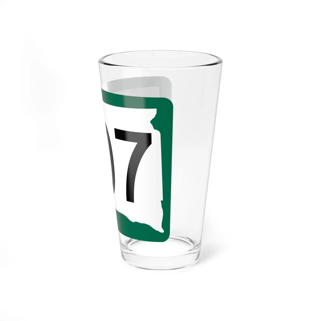 SD 407 (South Dakota) (Road Sign) Pint Glass 16oz - Go Mug Yourself