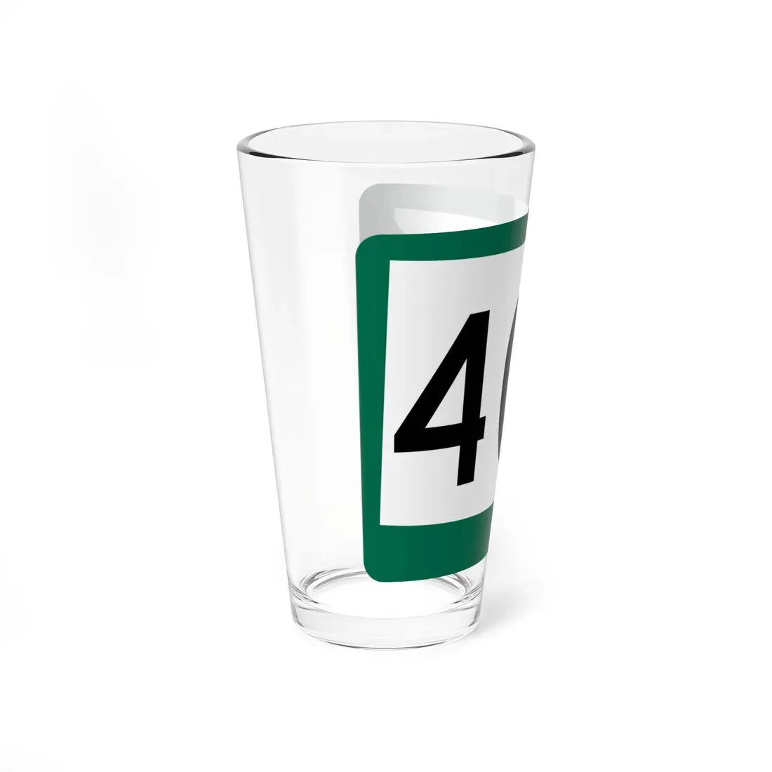 SD 40A (South Dakota) (Road Sign) Pint Glass 16oz - Go Mug Yourself