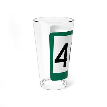 SD 40A (South Dakota) (Road Sign) Pint Glass 16oz - Go Mug Yourself